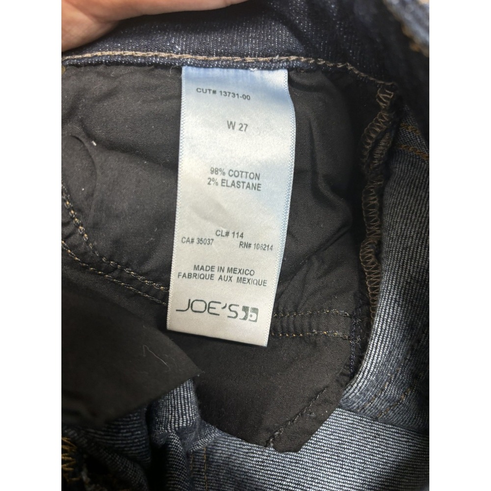 Joes Jeans Dark Wash Katya Skinny Ankle size 27 Stretch Mid Rise - Picture 4 of 4